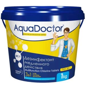 AquaDoctor MC-T 1 кг. (таблетки по 20 гр.) длительный хлор