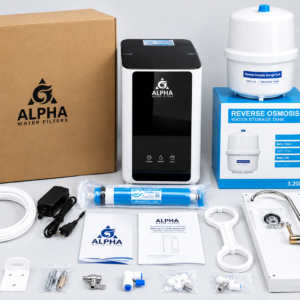 Alpha BOX 50G RO-6 Система обратного осмоса 5 ступеней с насосом (TDS-метр, индикация загрязнения)